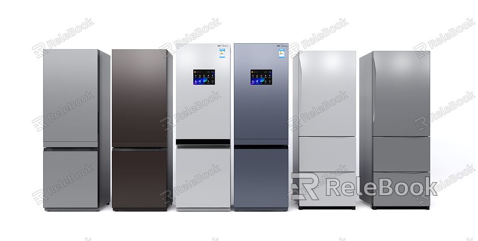 Modern refrigerator single door refrigerator model