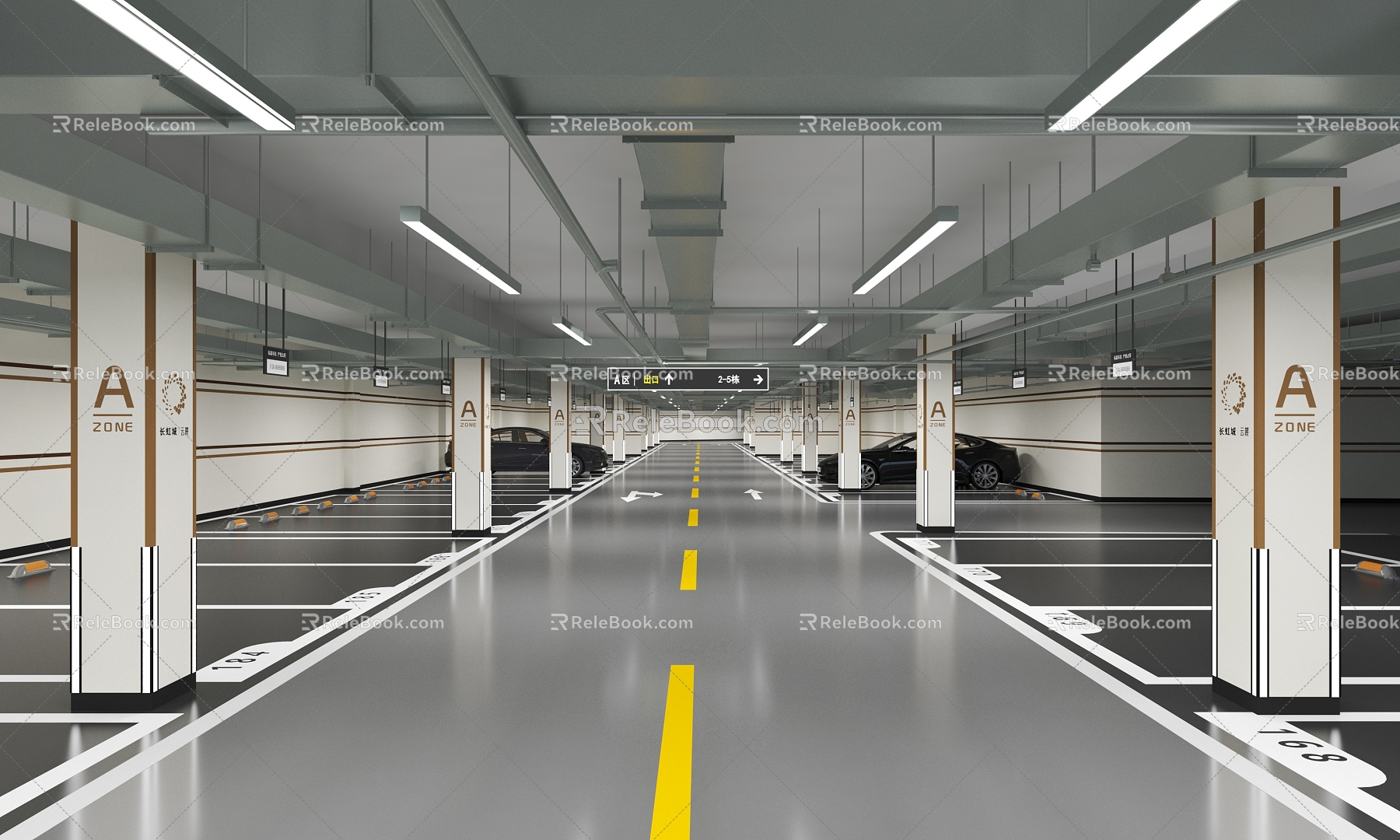 Parking Basement 3d model