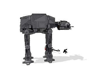 Modern Lego Star Wars Pacers 3d model