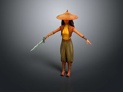 Knight Heroine Ancient Warrior Heroine Paladin Ancient Heroine Knight Heroes Ancient Warrior 3d model