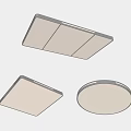 Modern ceiling lamp Simple ceiling lamp 3d model