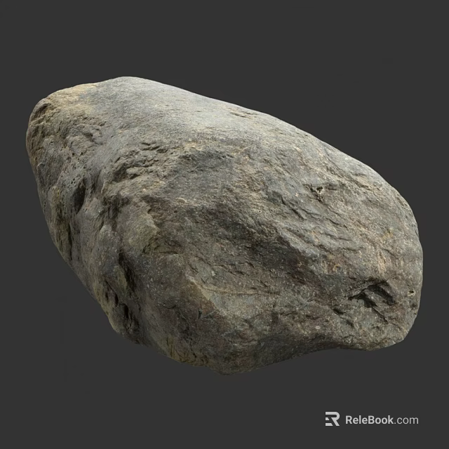 Natural Raw Stone Material With Rough Surface And Distinctive Natural Texture 3d model