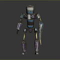 Robot Assistant Small Robot Butler Robot Butler Figure Game Figure 3d model