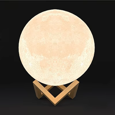 Modern Table Lamp Moon Table Lamp 3d model