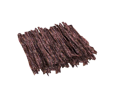 Modern beef jerky 3d model