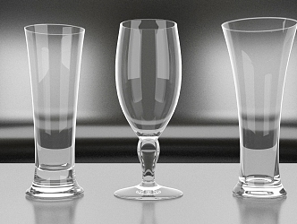 Modern Wine Glass Cup Water Cup Beer Cup Meal Cup Decorative Cup 3d model