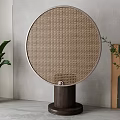 Silent wind screen partition 3d model