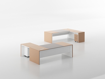 Modern Office Desk 3d model