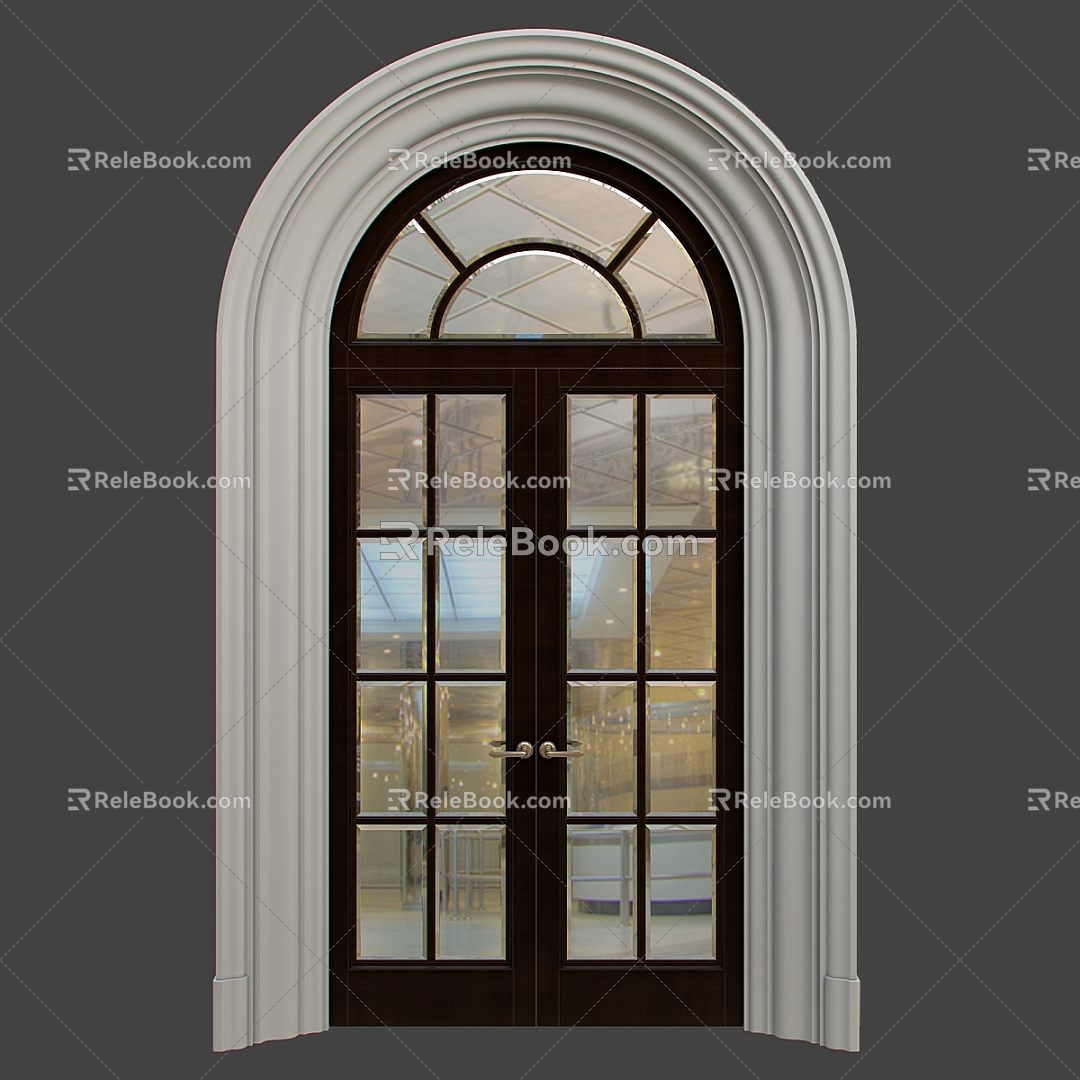 Gate Door Entry Door 3d model