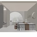 Warm Neutral Beauty Salon Treatment Room Design With Comfortable Spa Beds And Soft Ambient Lighting