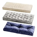 Soft Comfortable Seat Cushions In Beige Grey Blue Colors With Textured Designs