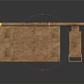 Wooden Tables With Two Shapes Featuring Drawers And Smooth Surface On Black Background