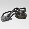 Industrial Equipment With Metal Components Black Hoses And Connecting Parts For Industrial Machinery
