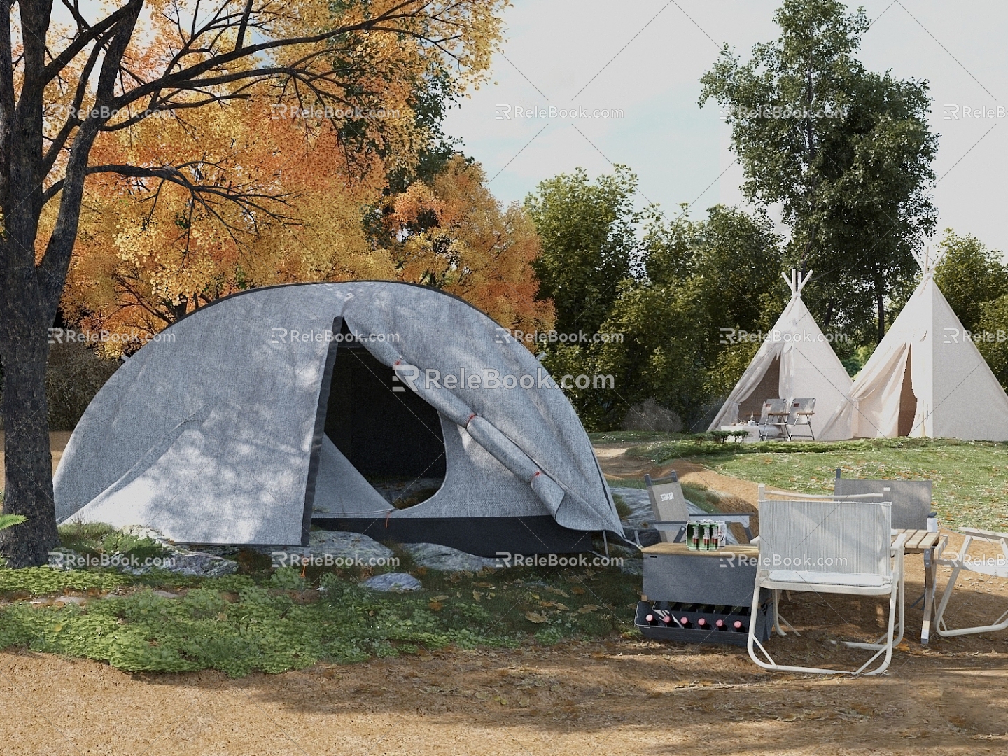 Outdoor Tent 3d model