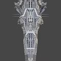 Futuristic Sci Fi Spaceship Design With Detailed Metallic Exterior And Advanced Structure