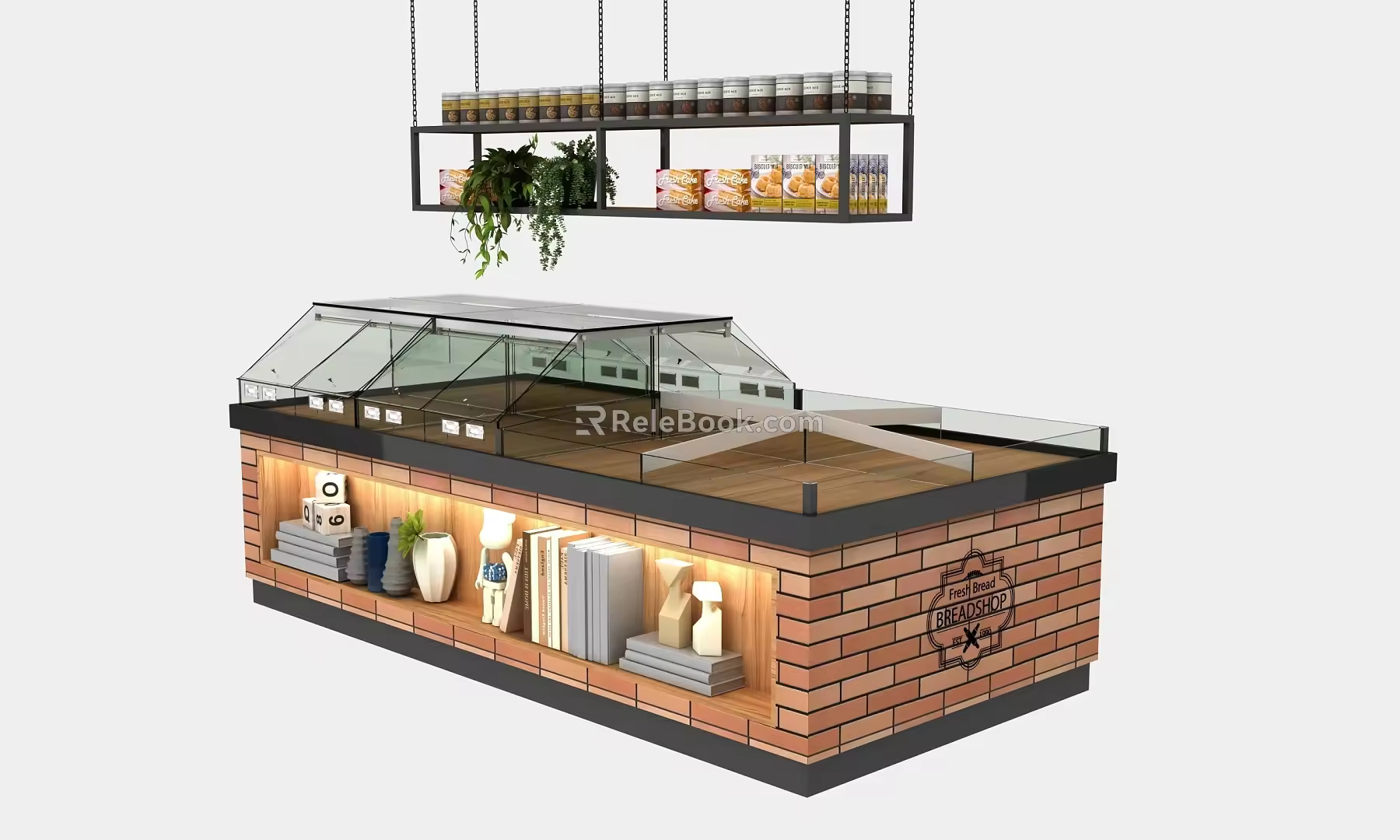 Bulk display cabinet 3d model