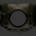 Ancient Weapon Breastplate Armor With Intricate Metal Decorative Design And Details