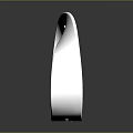 Sleek Silver Wide Band Ring With High Gloss Finish And Modern Design
