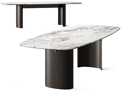 Modern Papadatos dining table 3d model