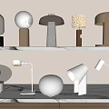 Modern table lamp 3d model