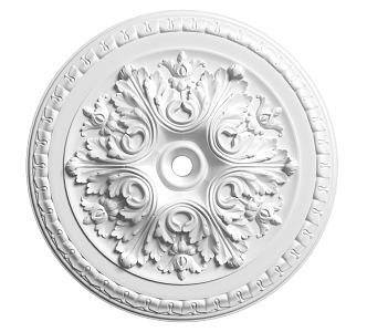 European-style lamp panel gypsum component carved 3d model