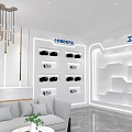 LEAGUS Flagship Store Modern Glass Facade And Interior Display Area