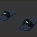 Plastic Slippers Flat Floor Slippers Leather Slippers Casual Slippers Slippers Sandals Beach Shoes Bubble Shoes 3d model