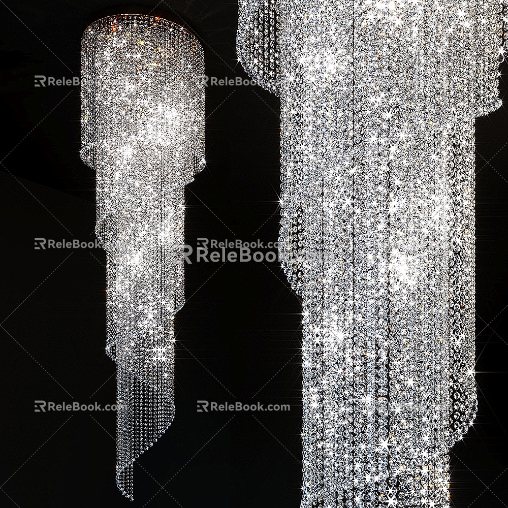 Chandelier Masiro Crystal Chandelier Crystal Chandelier 3d model