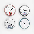 Modern clock wall clock 3d model