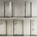 Modern Bathroom Tempered Glass Shower Partition Screens In Various Styles