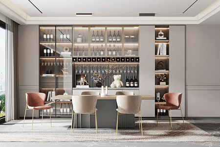Modern Restaurant 3d model