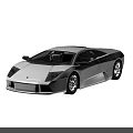 Technology Exhibition Hall Showcasing White Modern Sports Car With Futuristic Sleek Design