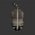 Realistic Badger Figurine With Black And White Facial Markings And Brown Fur