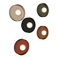 Flos modern round wall lamp 3d model