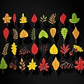 Cartoon Plant Beauty Chen Shape Wall Decorative Silhouette 3d model