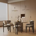 Modern table combination 3d model