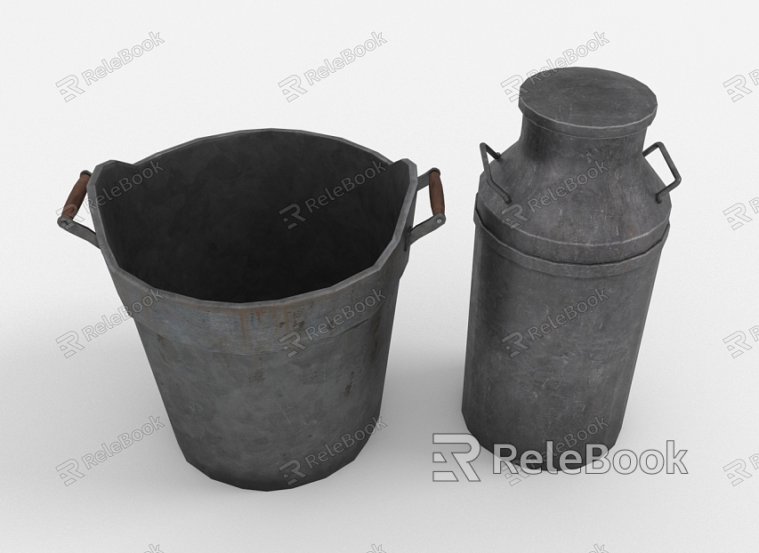 Modern bucket iron bucket model