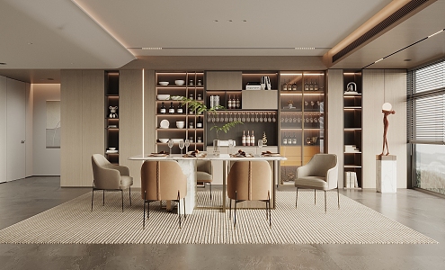 Modern Restaurant 3d model