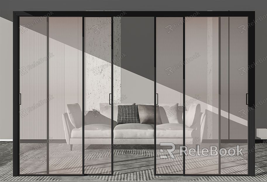 Modern sliding door Changhong glass sliding door model