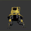 Modern Robot Warrior Rope Robot Police 3d model