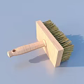 Wooden Handle Cleaning Brush With Natural Bristles For Daily Household Use