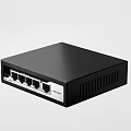 High Speed Black 5 Port Switch With Ethernet Ports For Network Connectivity