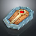Medieval Shield Ancient Shield Defensive Weapon Ancient Shield Iron Shield Protective Shield Wooden Shield 3d model