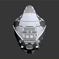Futuristic Tactical Weapon Helmet With Metallic Armor Plates And Advanced Combat Design Features