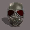 Gas Mask Gas Mask Biochemical Mask Helmet Science Fiction Helmet Flying Helmet Low Face Number Low Mold Simple Mold Movie Level Realistic 3d model