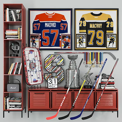 Modern Sports Equipment Sports Suit 3d model