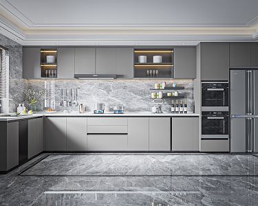 Modern Kitchen Cabinets 3d model