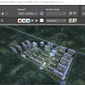 Aerial Planning of Modern Residential Community With High Rise Buildings Greenery and Road Network