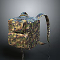 Camouflage Backpack With Stylish Design And Durable Material For Everyday Use