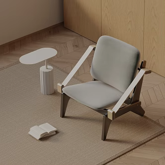 modern leisure chair 3d model